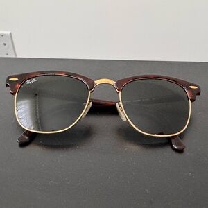 Ray-Ban Brown and Gold Glasses